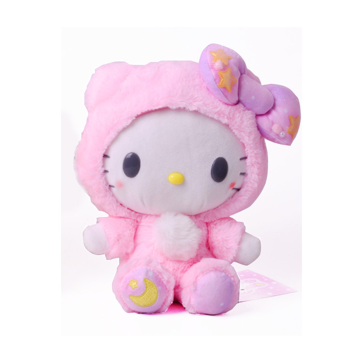 Llavero de peluche Hello Kitty pijama