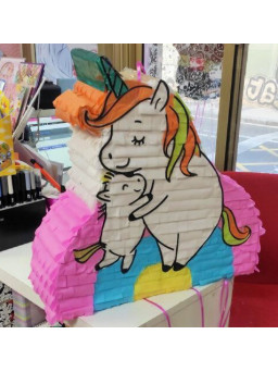 Piñata mamá unicornio