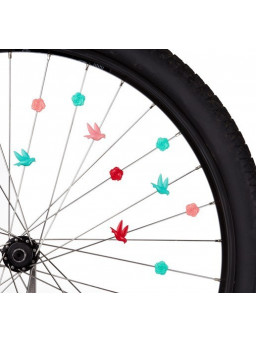 Decoración para ruedas de bicicleta