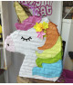 Piñata  cabeza unicornio
