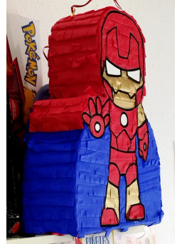 Piñata  cabeza Iron Man