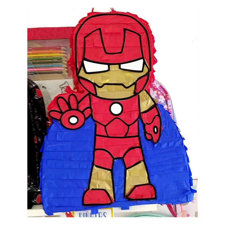 Piñata  cabeza Iron Man