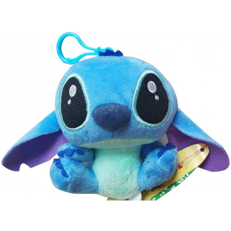 Llavero de peluche Lilo y Stitch azul