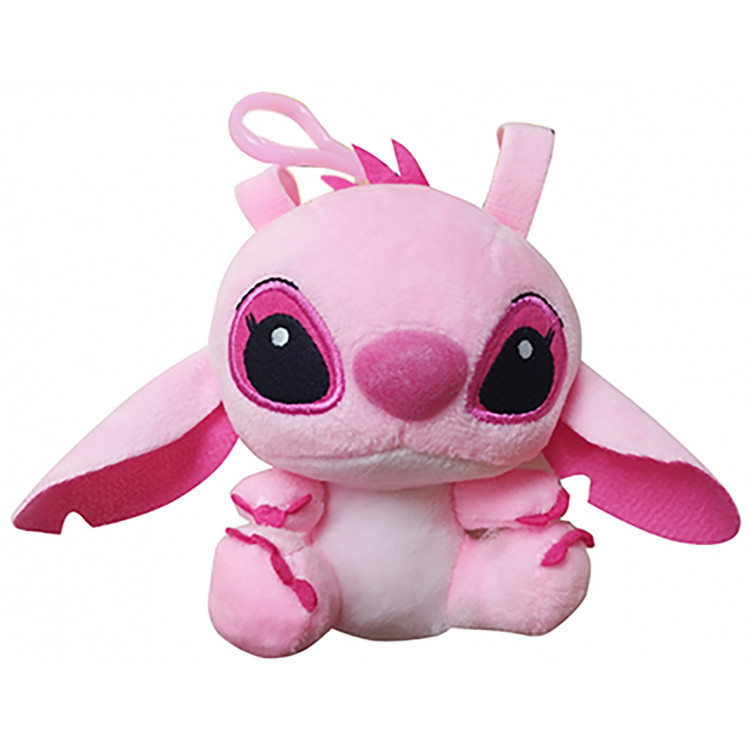 Llavero de peluche Lilo y Stitch rosa