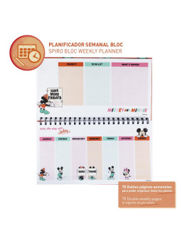 copy of Bloc organizador semanal BT21 A4