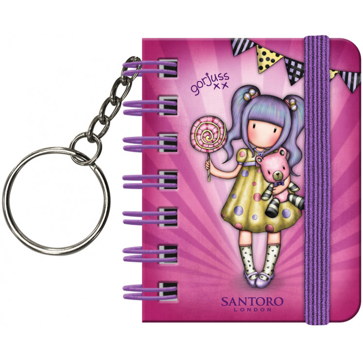 Mini cuaderno llavero