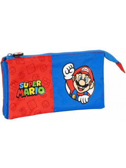 Estuche triple Mario