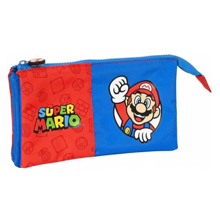 Estuche triple Mario