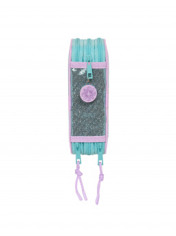 Estuche triple con material Frozen Hello Spring