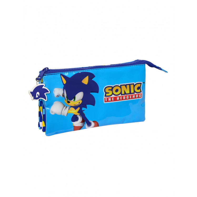 Estuche triple SONIC - SPEED