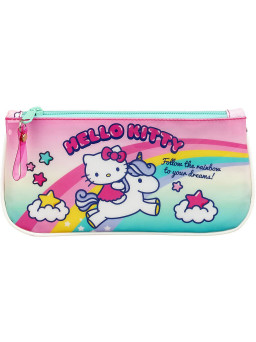 Estuche plano Hello Kitty Unicornio