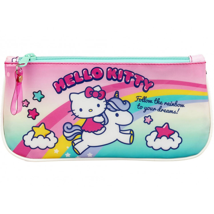 Estuche plano Hello Kitty Unicornio