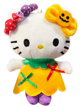 Llavero de peluche Hello kitty Halloween