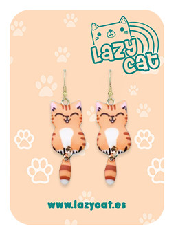 copy of Pendientes Gatito gris