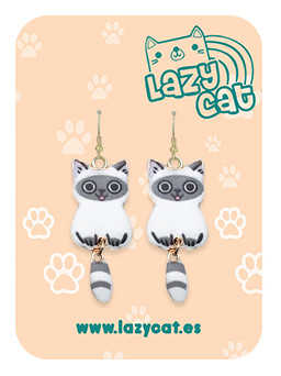 copy of Pendientes Gatito gris