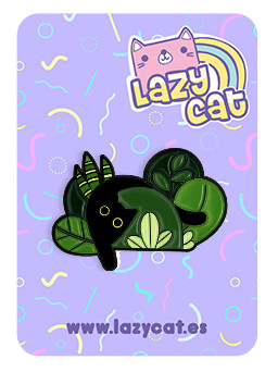 Pin gatito negro mod.2