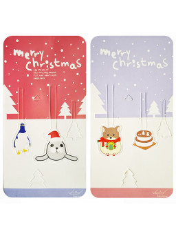 Set de 10 tarjetas Navidad coreana