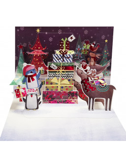 Tarjeta de Navidad 3D