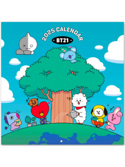 Calendario de pared BT21 2024