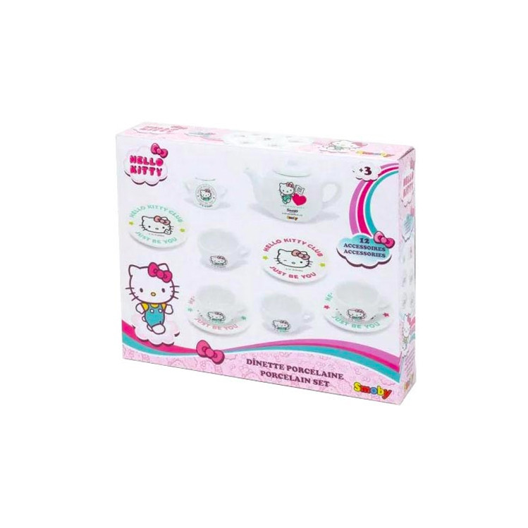 Juego de té porcelana Hello Kitty