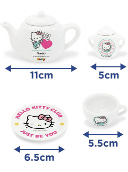 Juego de té porcelana Hello Kitty