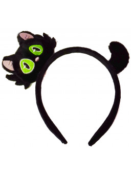 Diadema Gatito negro