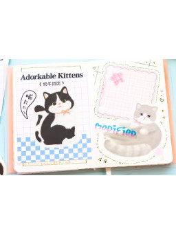 Memo pad Adorkable Kittens