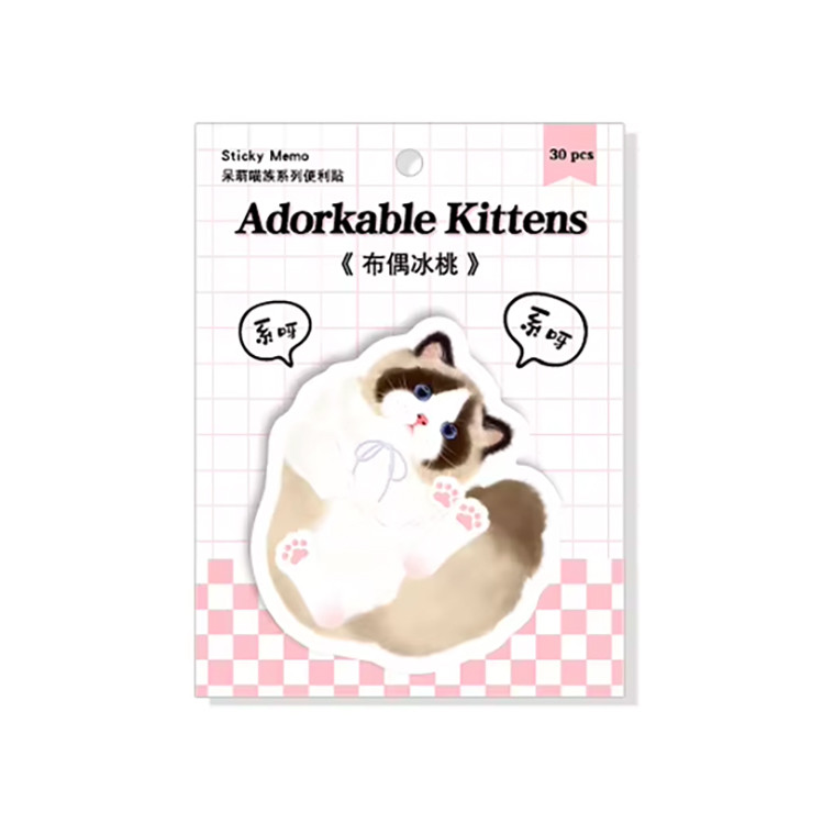 Memo pad Adorkable Kittens 2