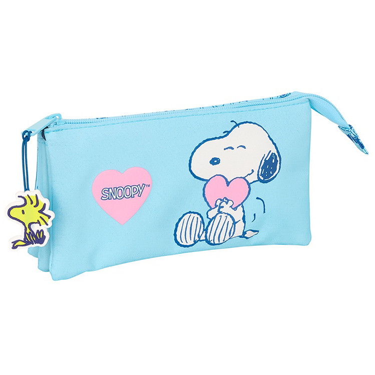 Estuche triple Snoopy Love