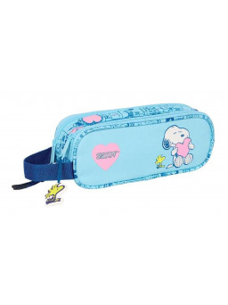 Estuche doble Snoopy Love
