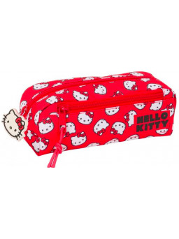 Estuche Hello Kitty triple.