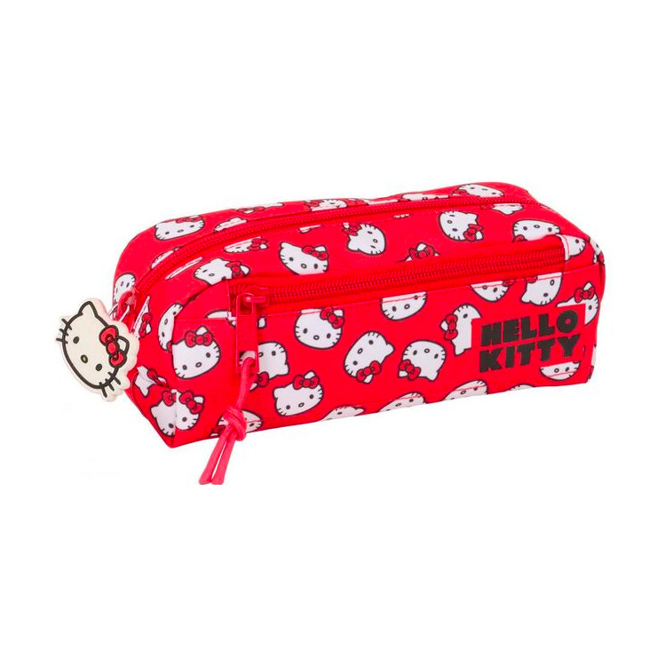 Estuche Hello Kitty triple.