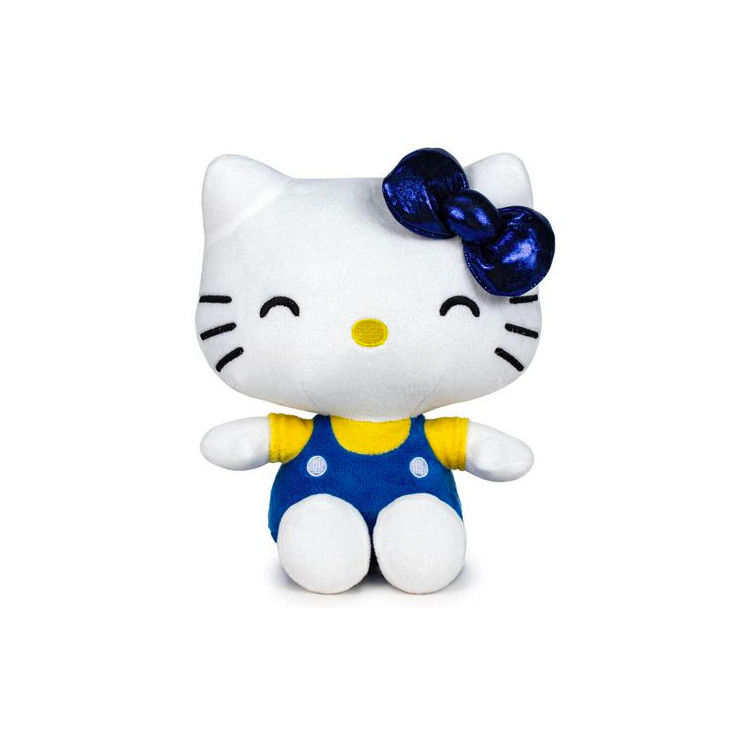 Peluche 35 cm Hello kitty azul
