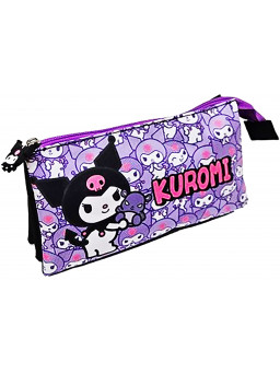 Estuche triple Kuromi