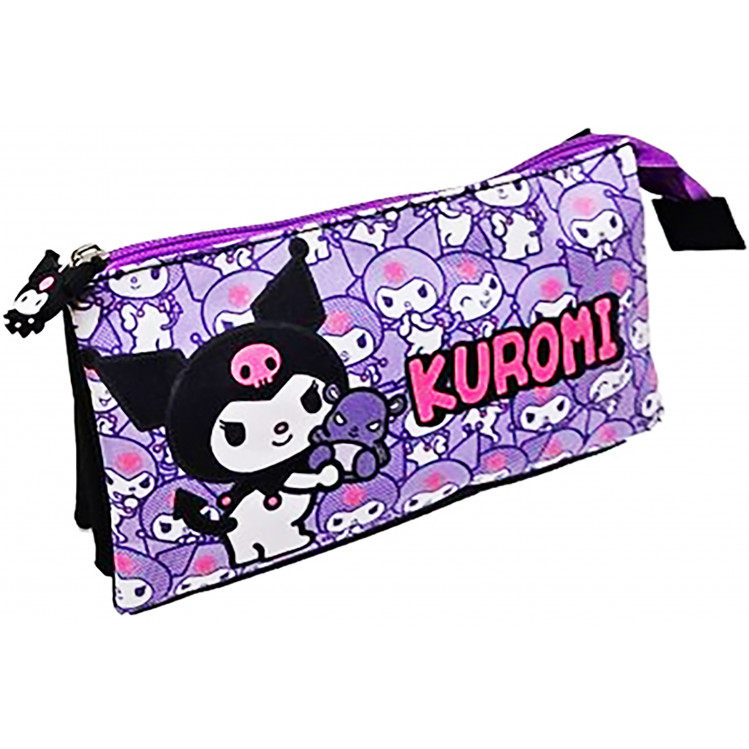 Estuche triple Kuromi