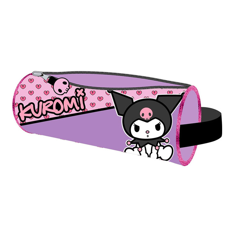 Estuche cilíndrico Kuromi