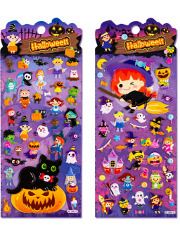 Lámina de pegatinas halloween