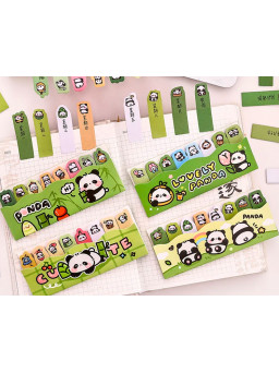Set de notas adhesivas Panda