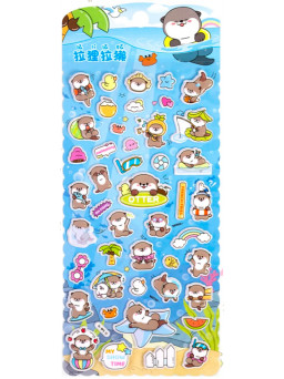 Pegatinas nutria 2