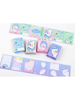 Set de notas adhesivas ballena