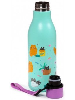 Botella térmica gatitos