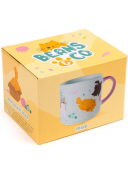 Taza gatitos turquesa