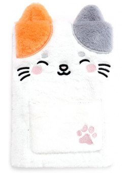 Set de libretas peluche gatitos