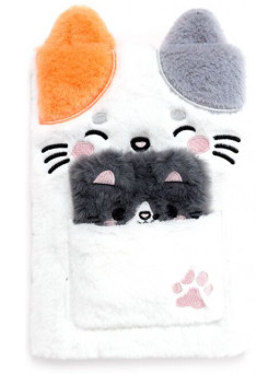 Set de libretas peluche gatitos