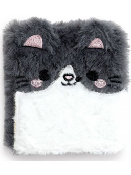 Set de libretas peluche gatitos