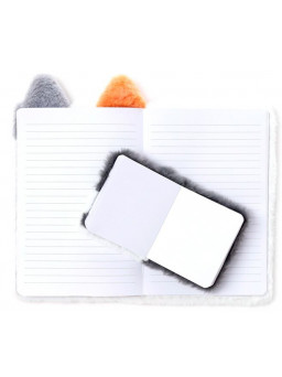 Set de libretas peluche gatitos