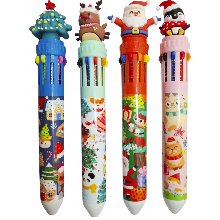 Bolígrafo multicolor Navidad