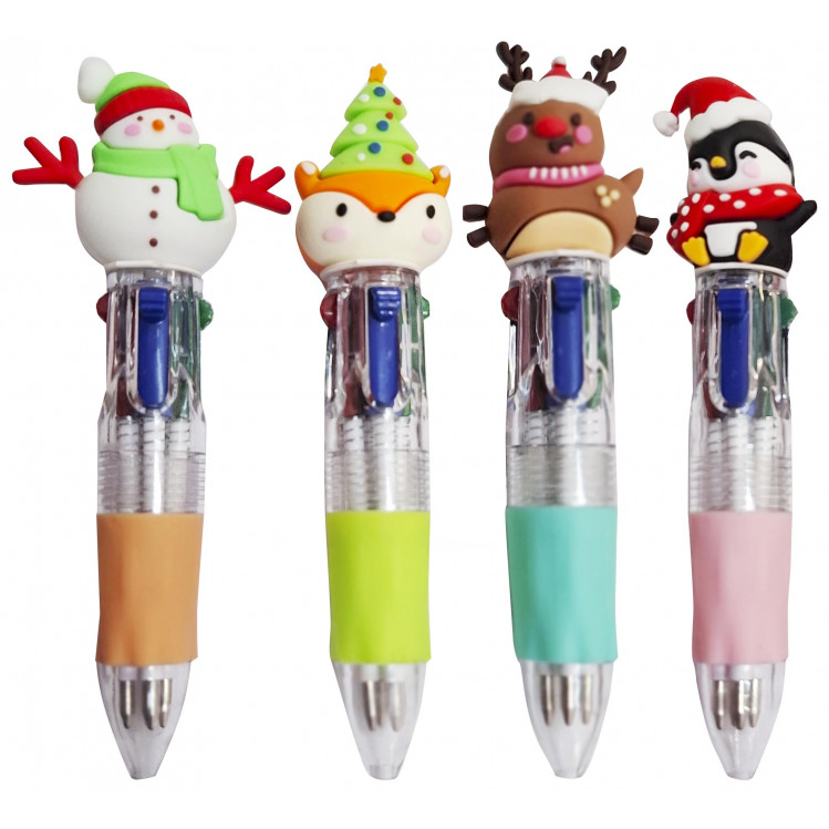Bolígrafo multicolor mini Navidad