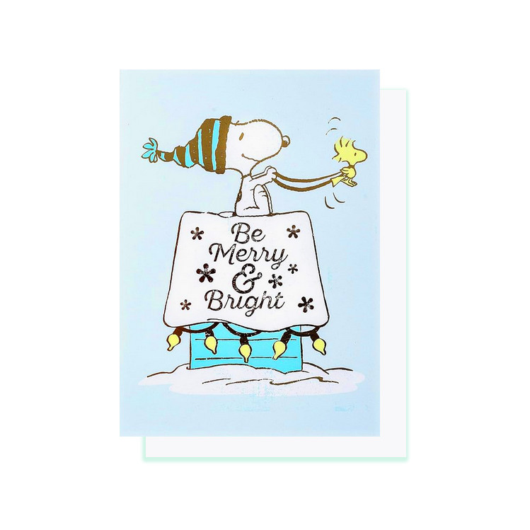 Tarjeta Navidad Snoopy
