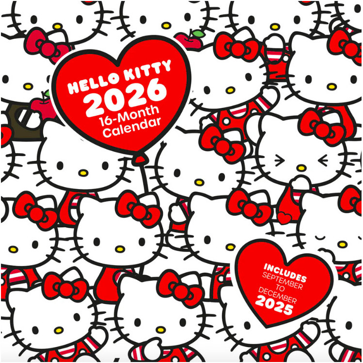 Calendario Hello Kitty pared